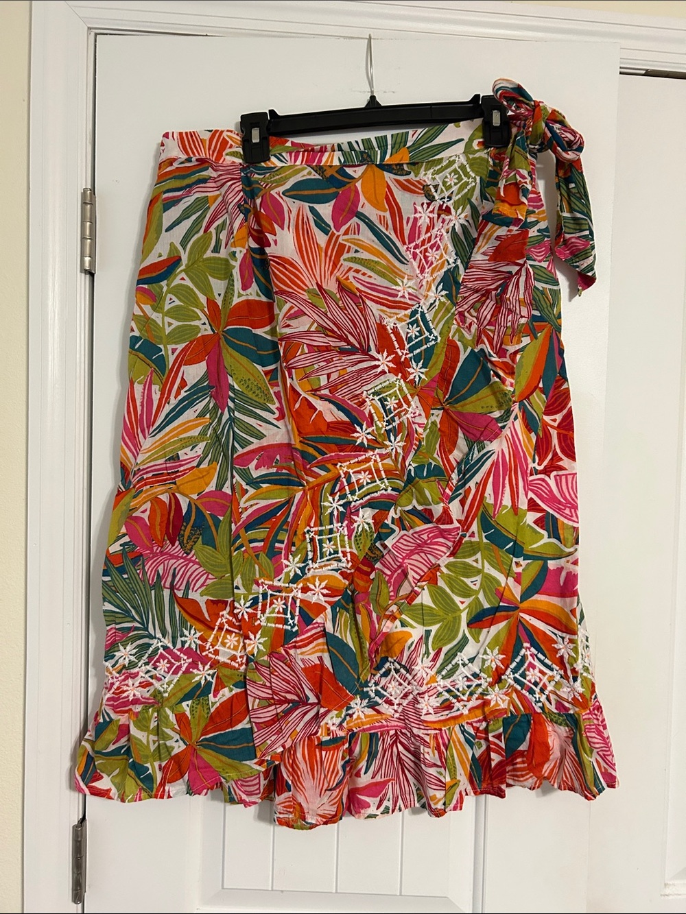 Women’s Tropical Wrap Swim Cover-Up Skirt - Multicolor